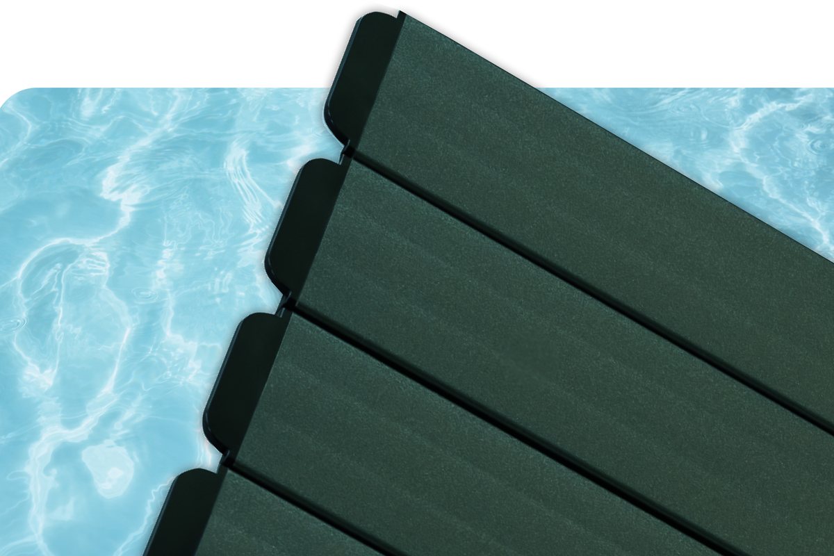 Lamellen in Olive Green