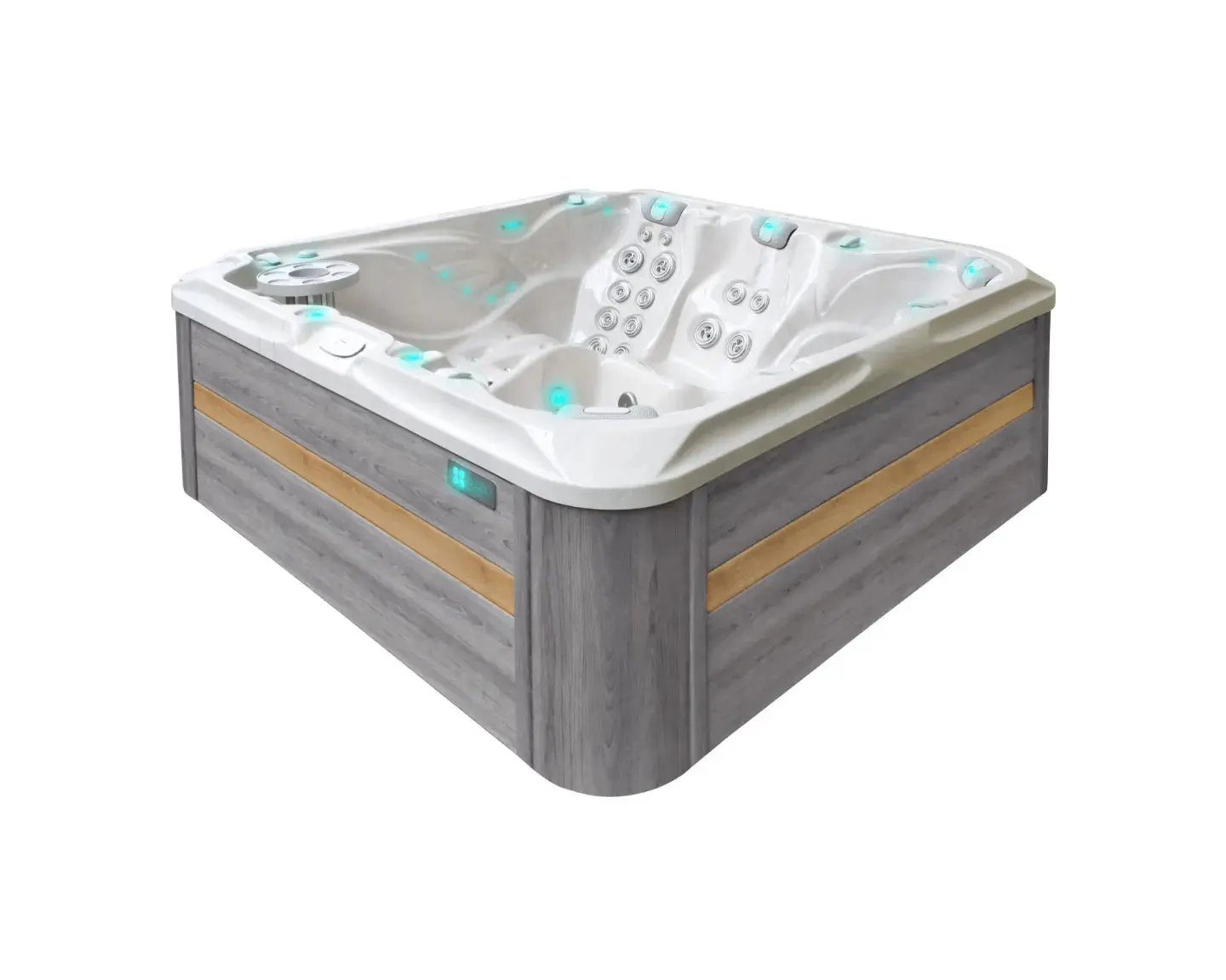 Admire Spa | Sterling White with DARK GREY
