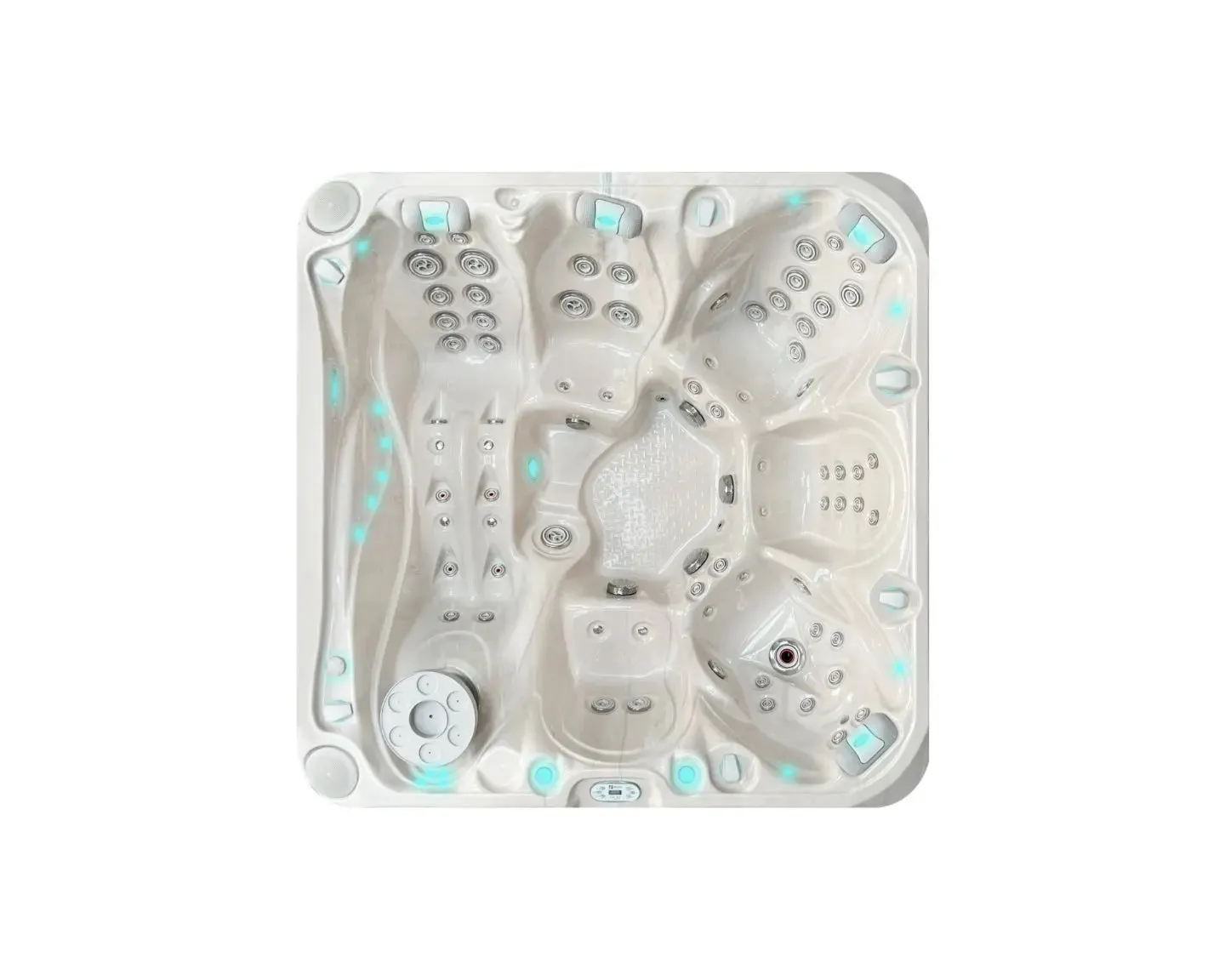 Admire Spa | Sterling White with DARK GREY