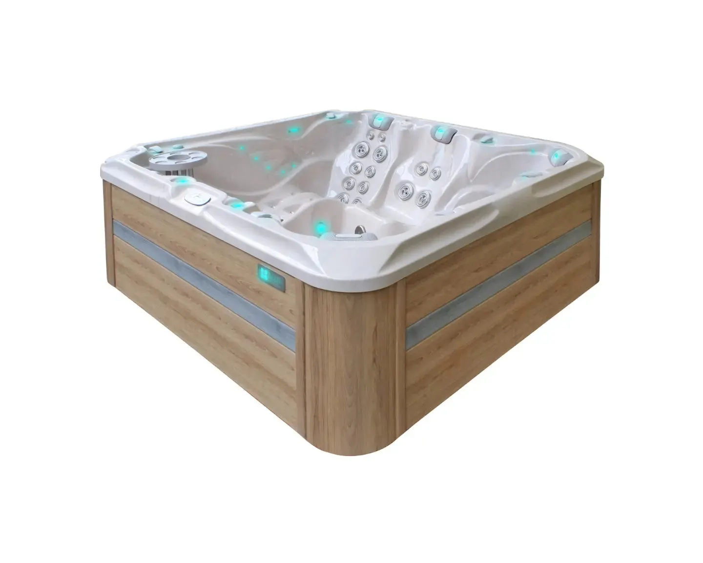 Admire Spa | Sterling White with DARK GREY