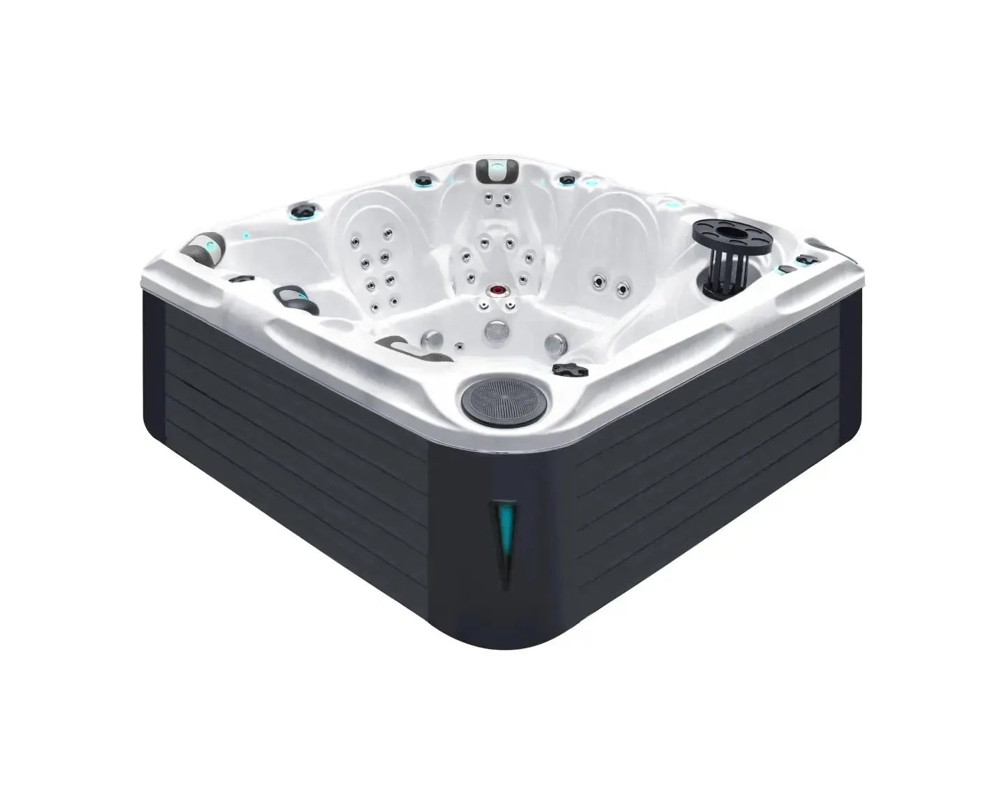 Admire Spa | Sterling White with DARK GREY