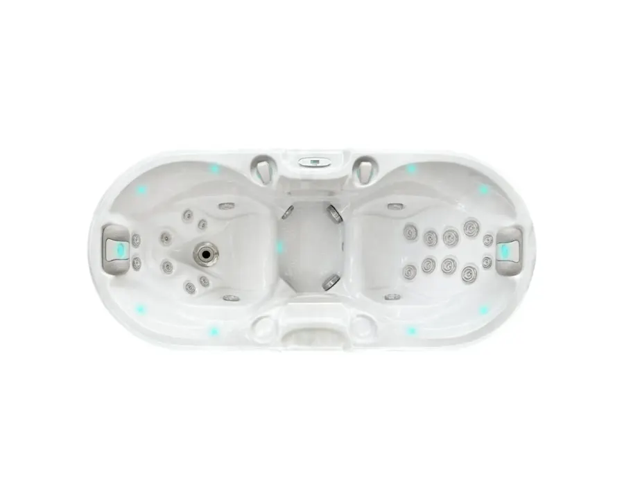 Bliss Spa | Sterling White with DARK GREY