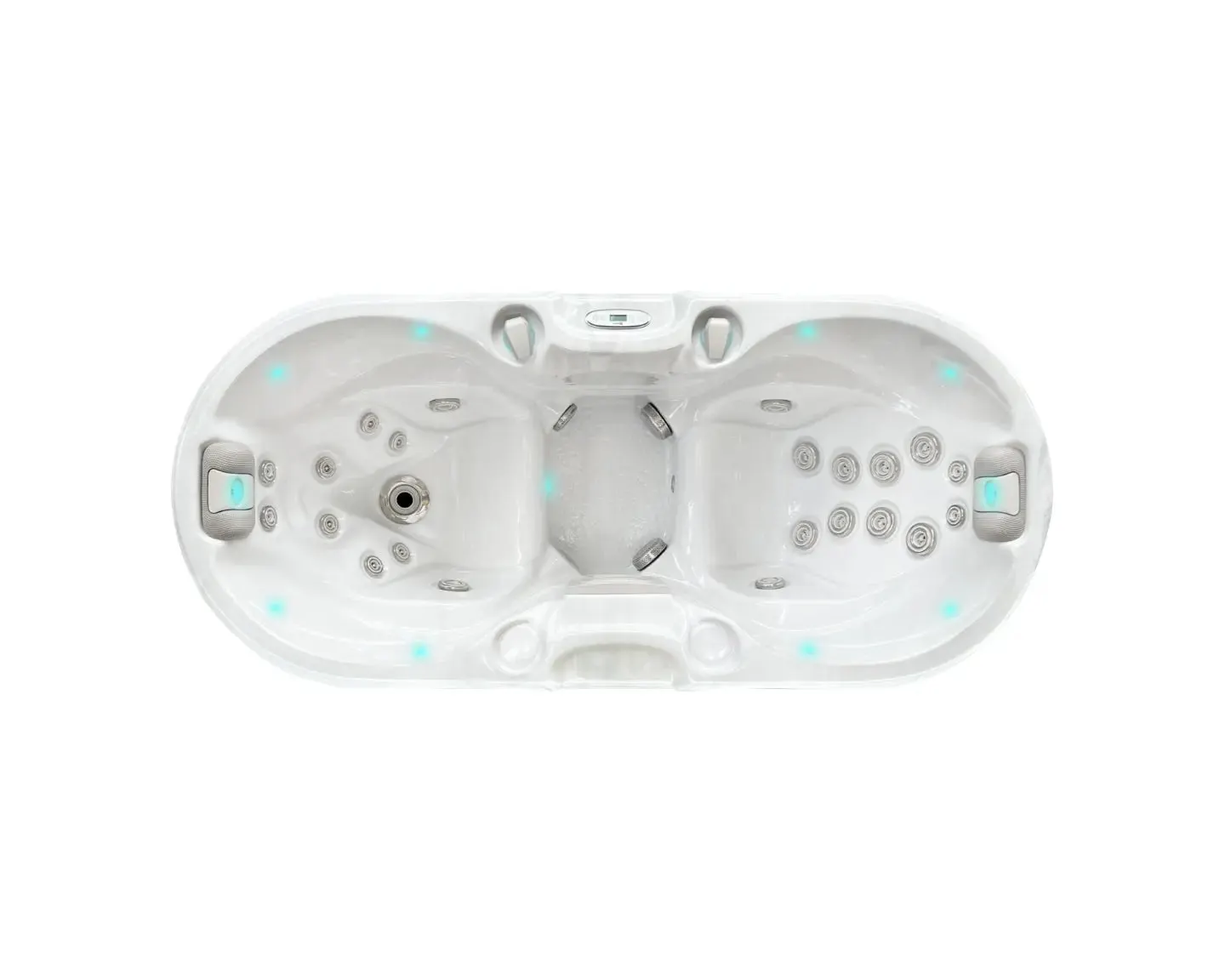 Bliss Spa | Sterling White with DARK GREY