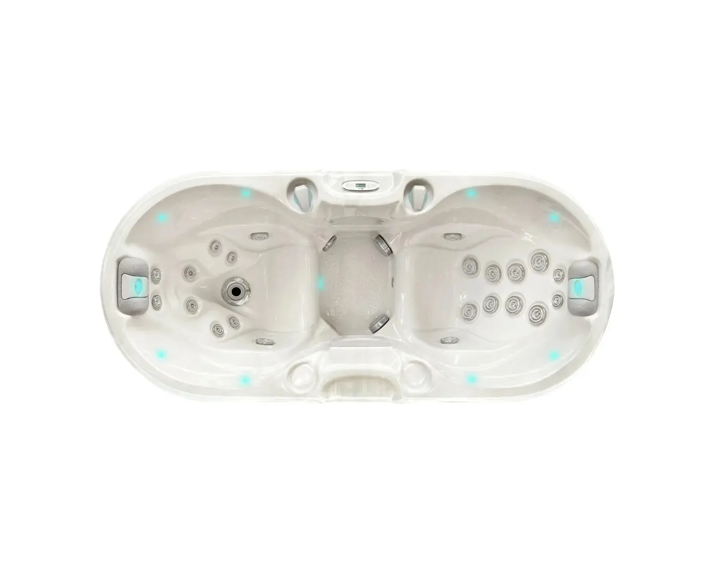 Bliss Spa | Sterling White with DARK GREY