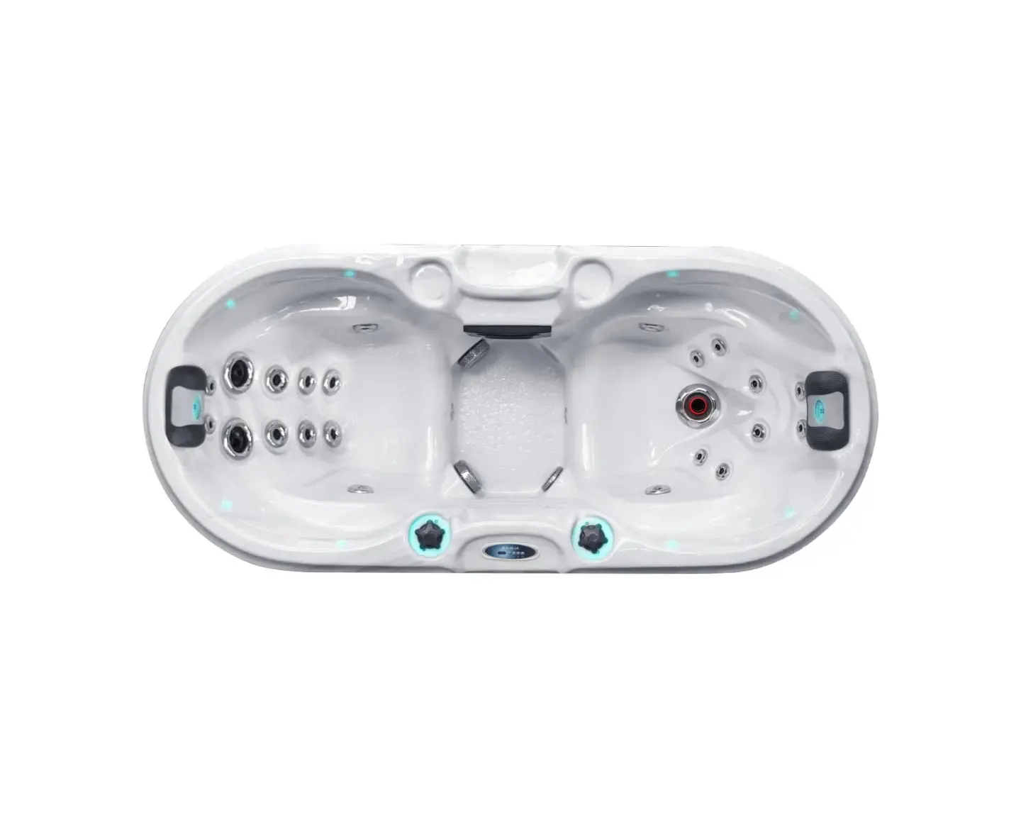 Bliss Spa | Sterling White with DARK GREY