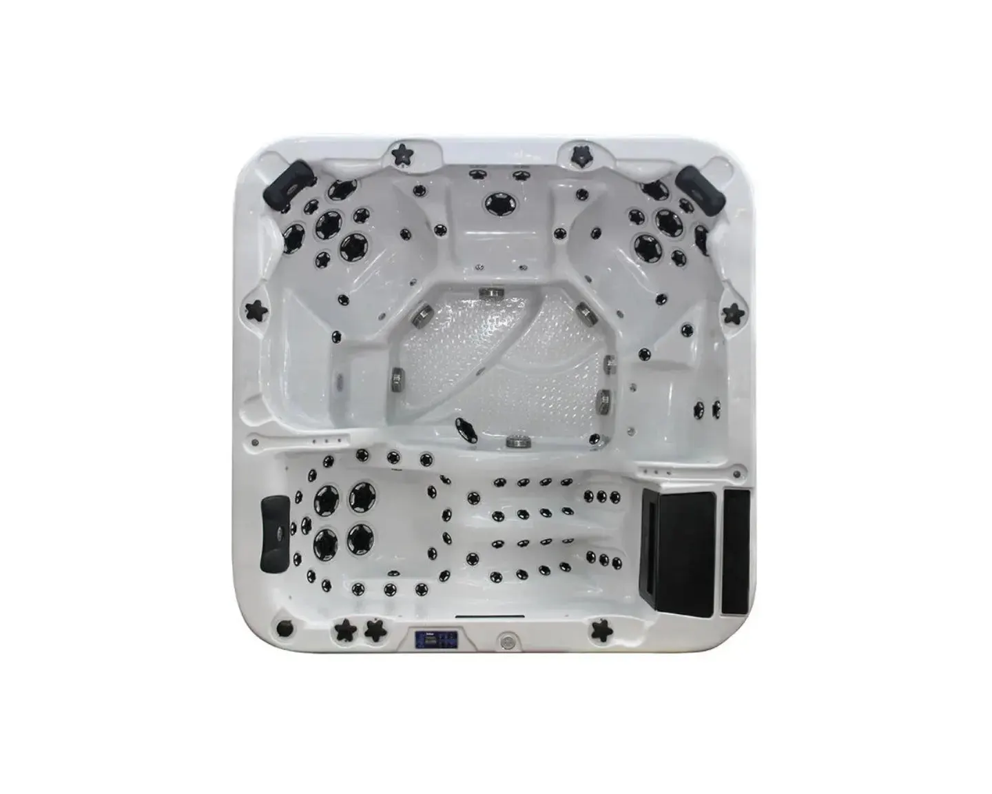 Bright Spa | Sterling White with DARK GREY