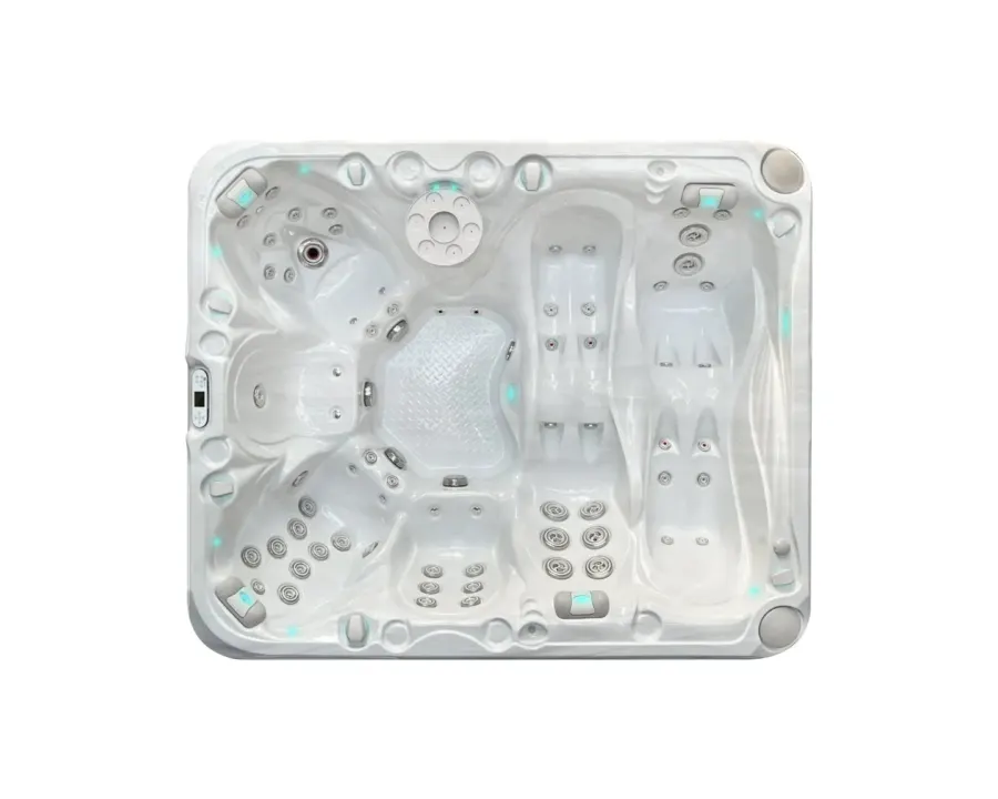 Desire Spa | Sterling White with DARK GREY