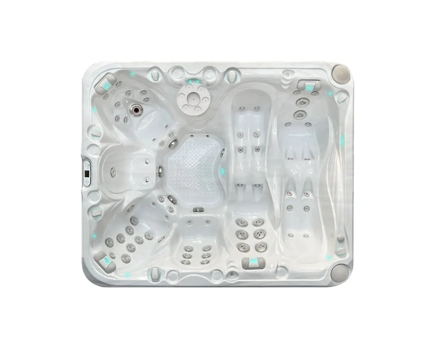 Desire Spa | Sterling White with DARK GREY