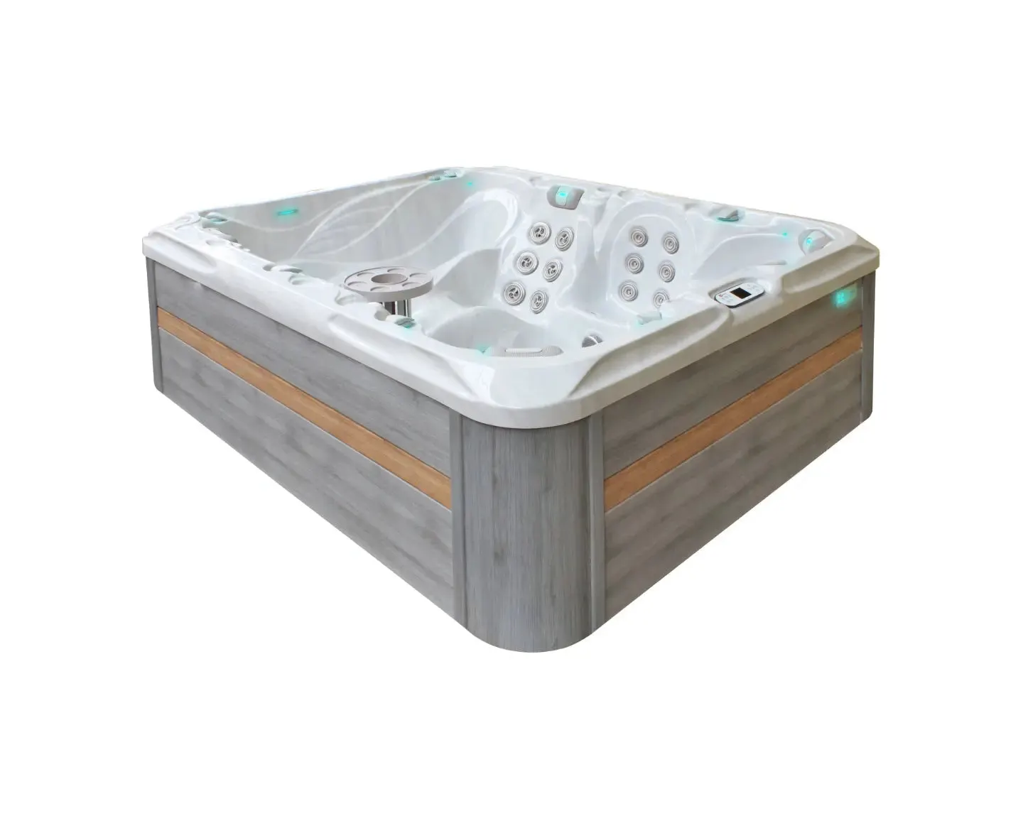 Desire Spa | Sterling White with DARK GREY