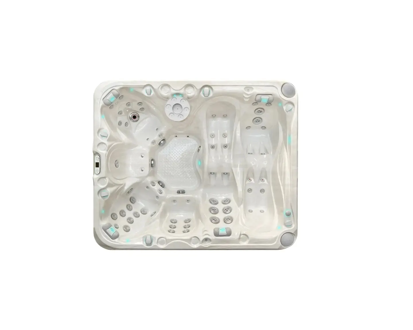 Desire Spa | Sterling White with DARK GREY