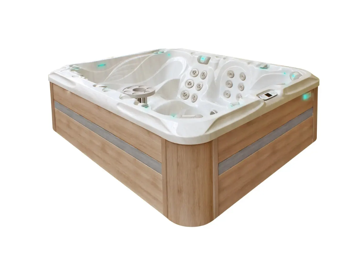 Desire Spa | Sterling White with DARK GREY