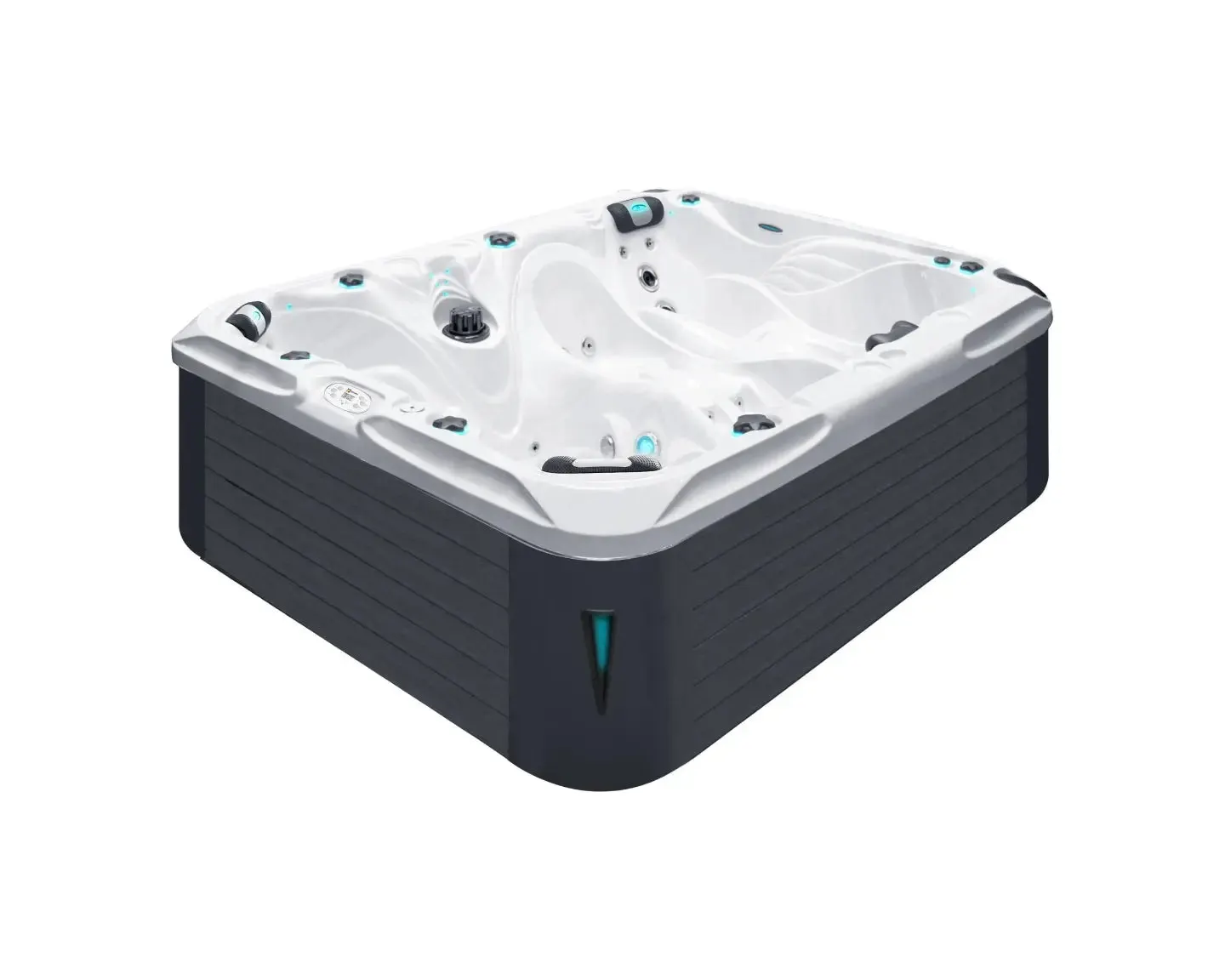 Desire Spa | Sterling White with DARK GREY