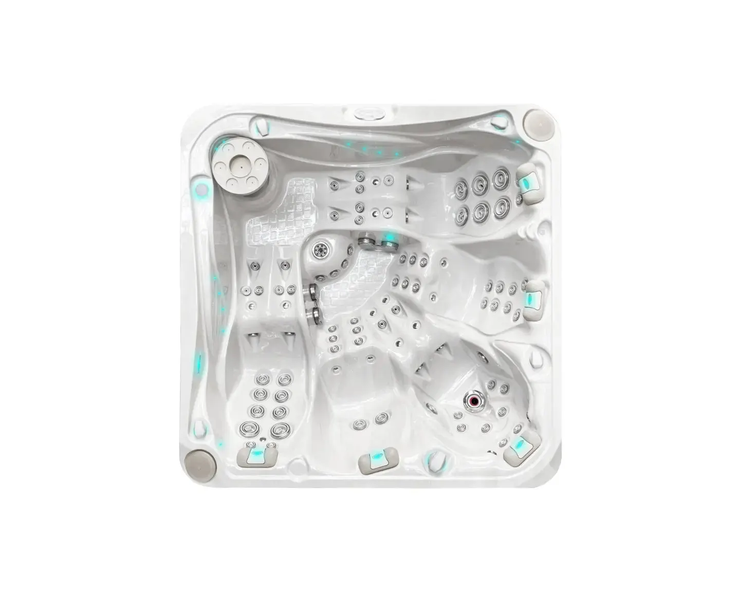 Devotion Spa | Sterling White with DARK GREY