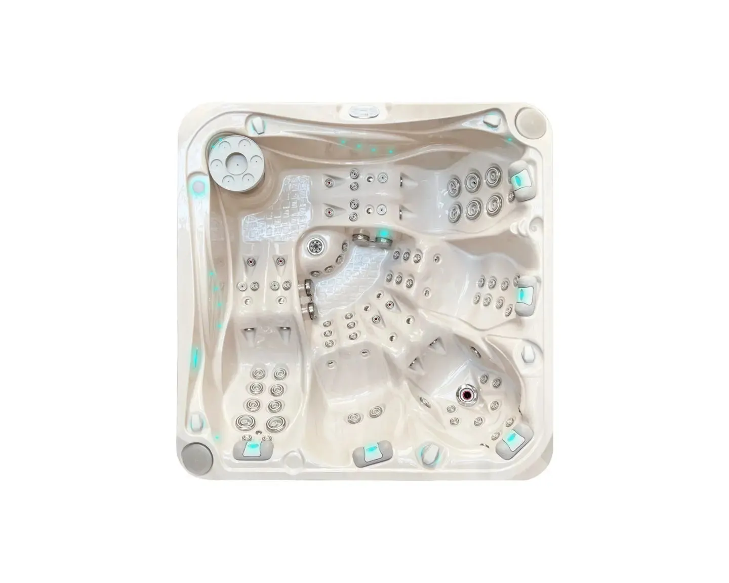 Devotion Spa | Sterling White with DARK GREY