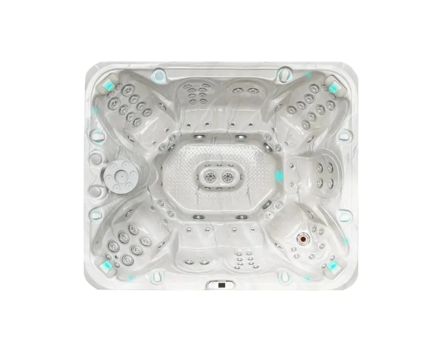 Harmony Spa | Sterling White with DARK GREY