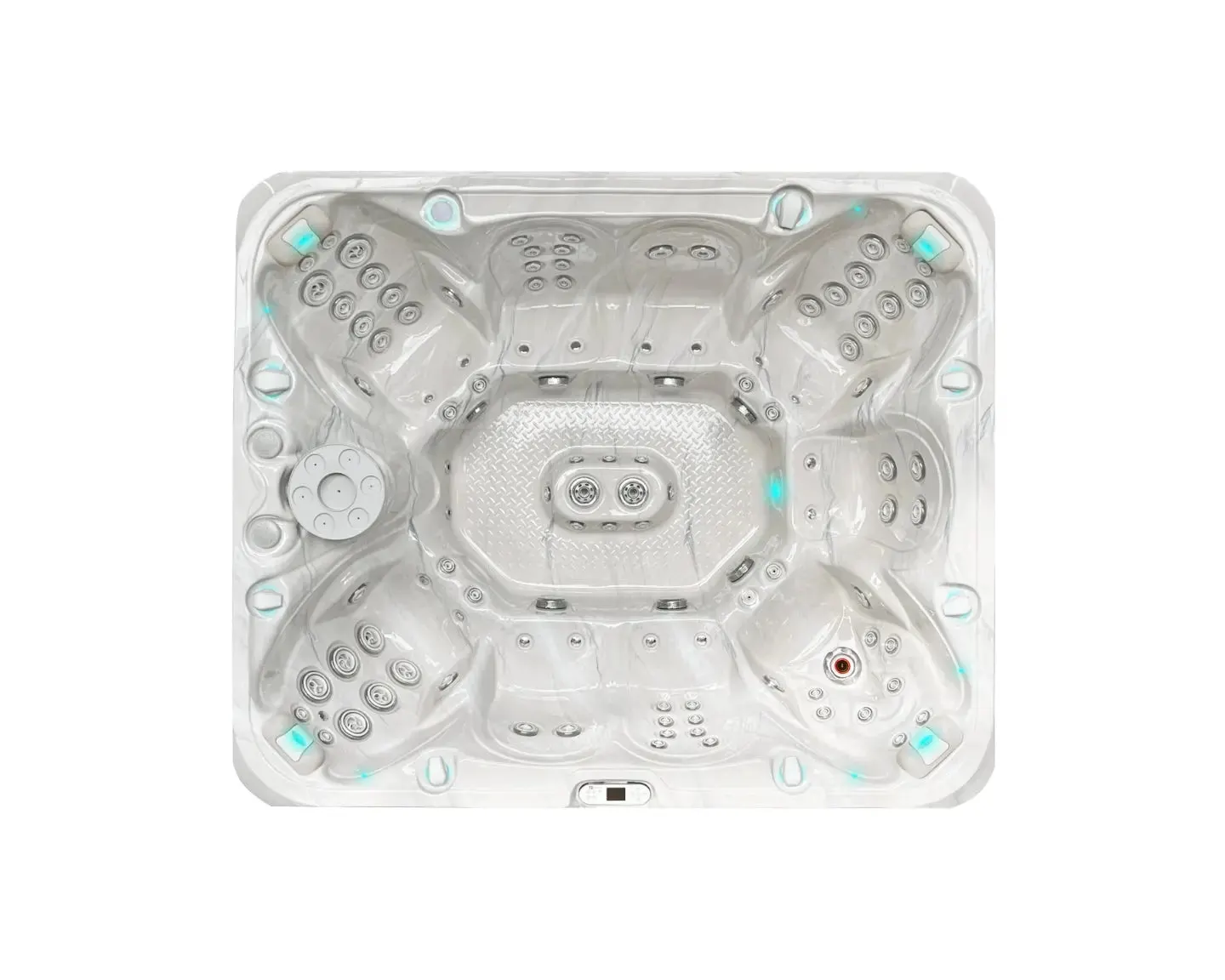 Harmony Spa | Sterling White with DARK GREY