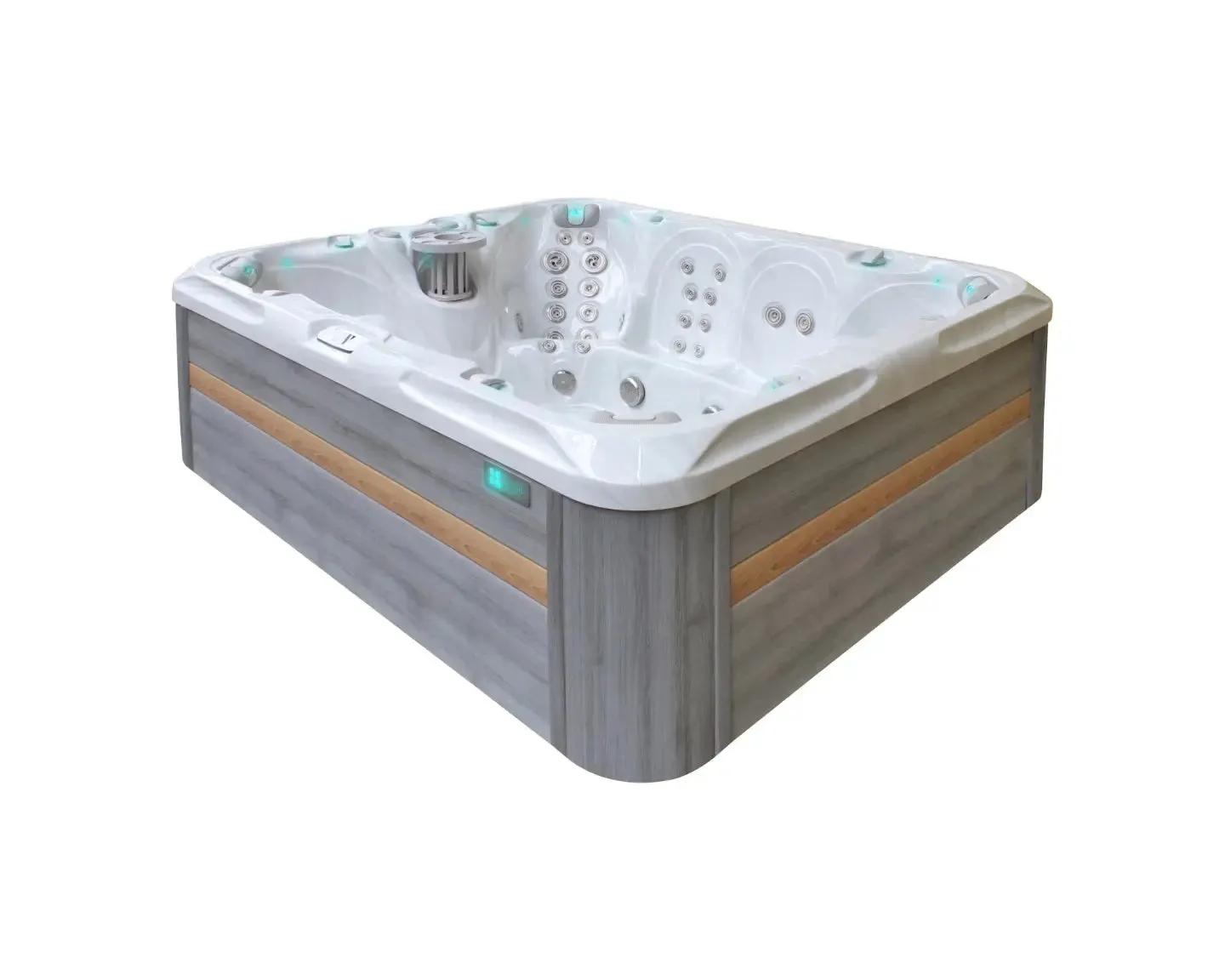Harmony Spa | Sterling White with DARK GREY