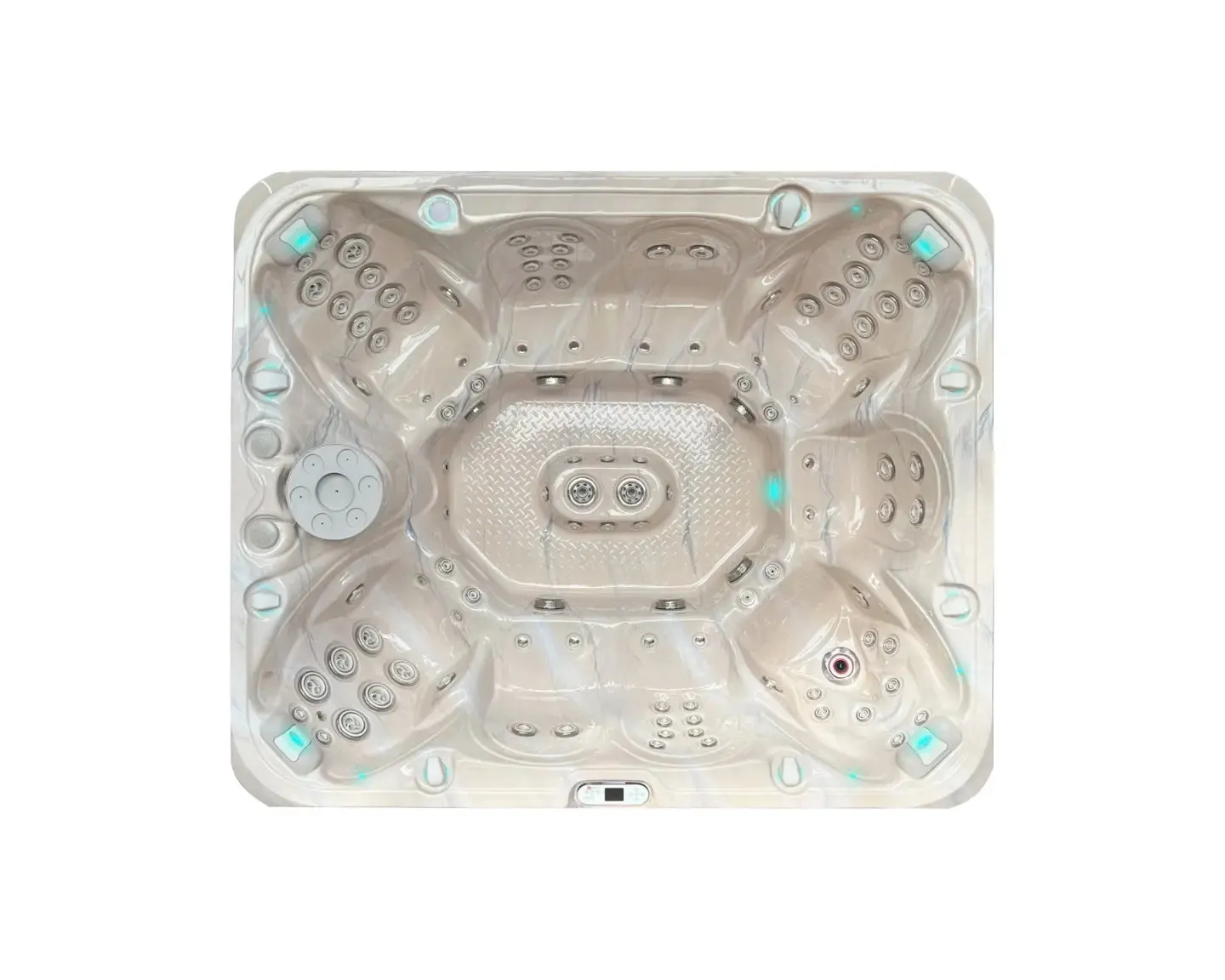 Harmony Spa | Sterling White with DARK GREY
