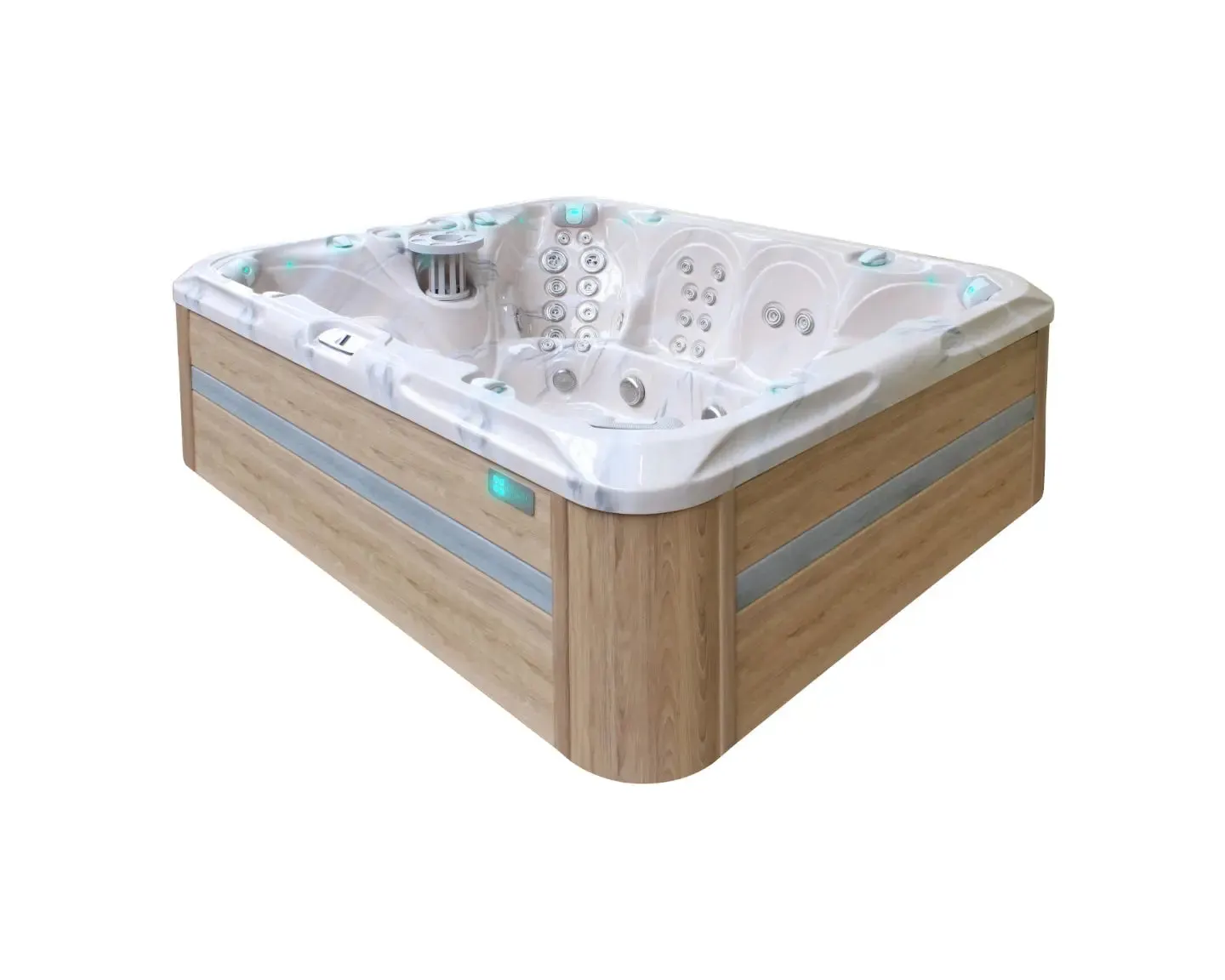 Harmony Spa | Sterling White with DARK GREY