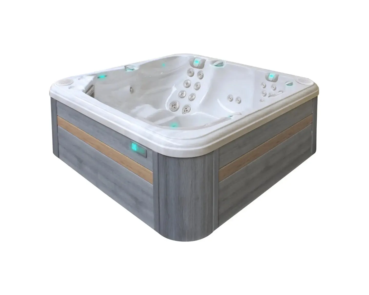 Reflect Spa | Mystic Mountain with OAK/grey trim