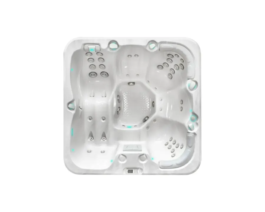 Refresh Spa | Sterling White with DARK GREY