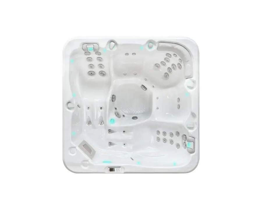 Relax Spa | Sterling White with DARK GREY