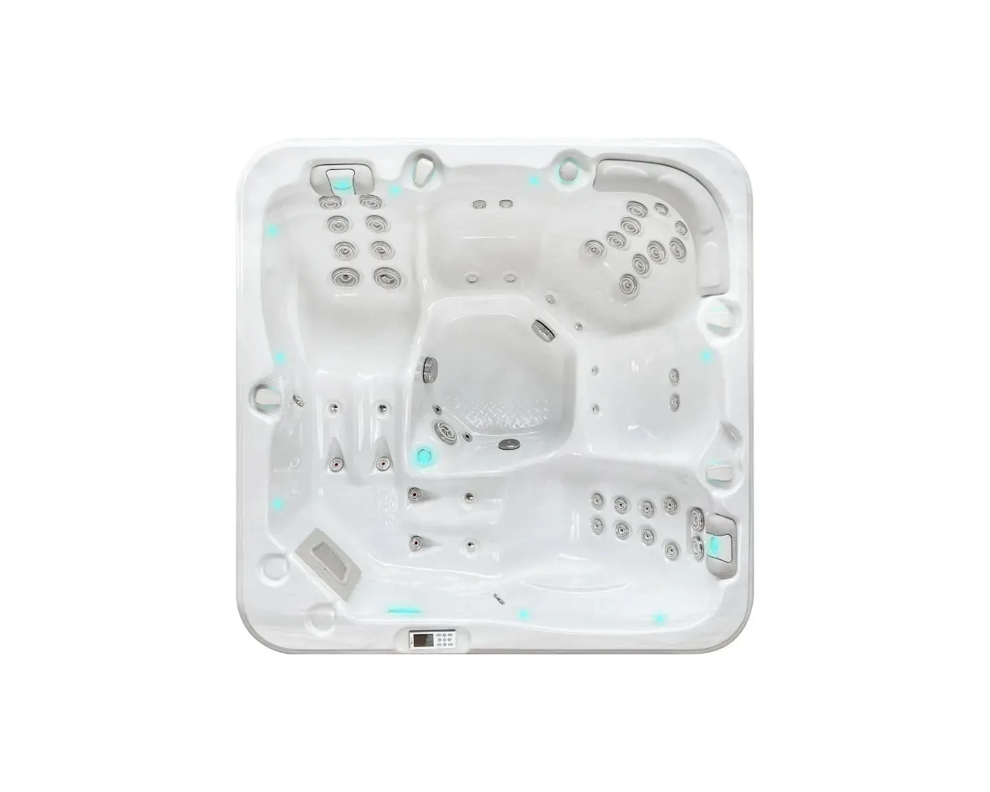 Relax Spa | Sterling White with DARK GREY