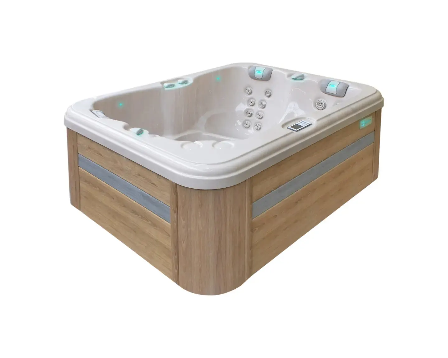 Renew Spa | Sterling White with DARK GREY