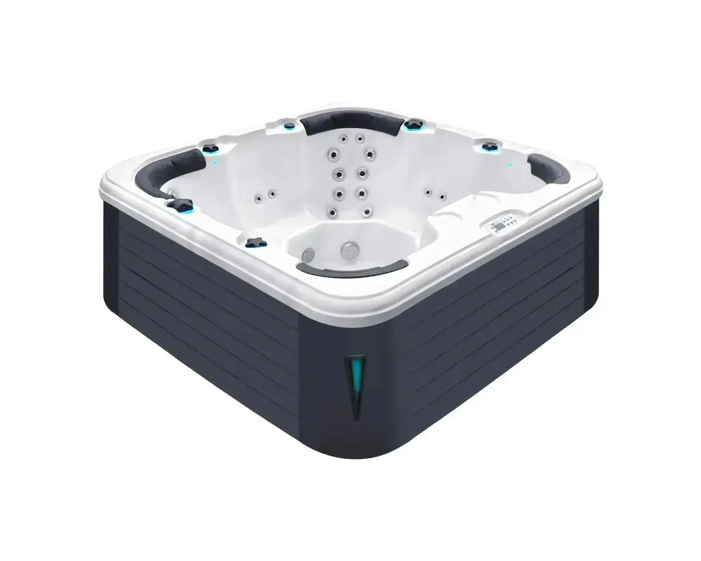 Rewind Spa | Sterling White with DARK GREY