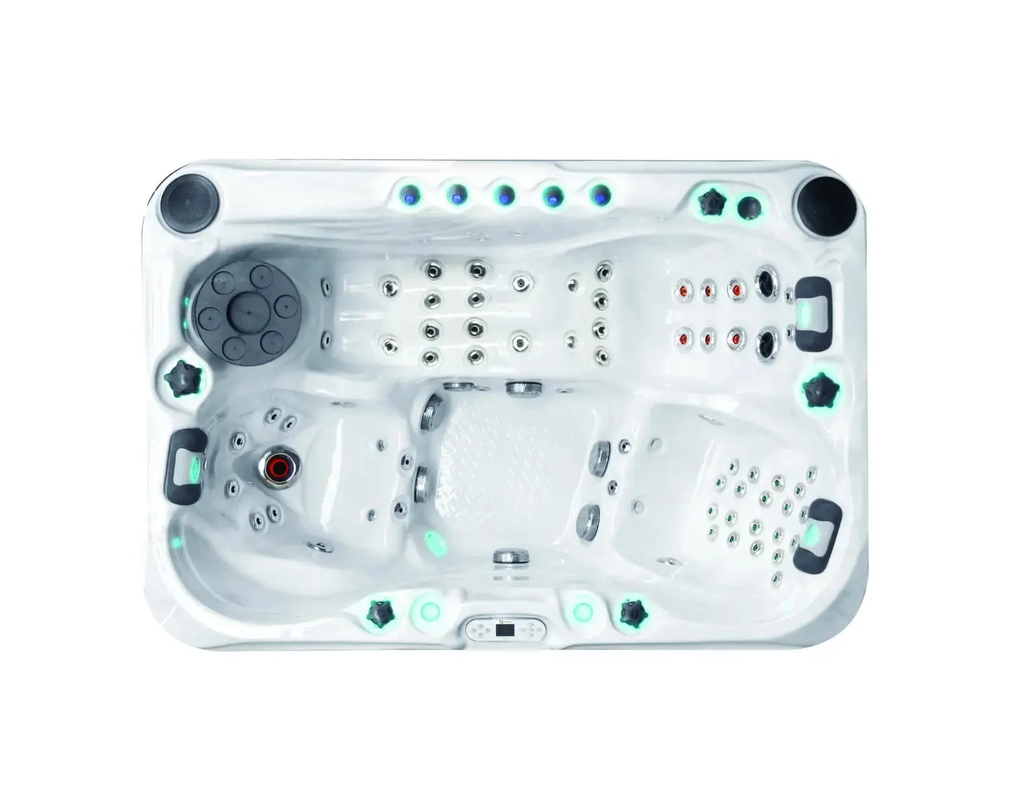 Sensation Spa | Sterling White with DARK GREY