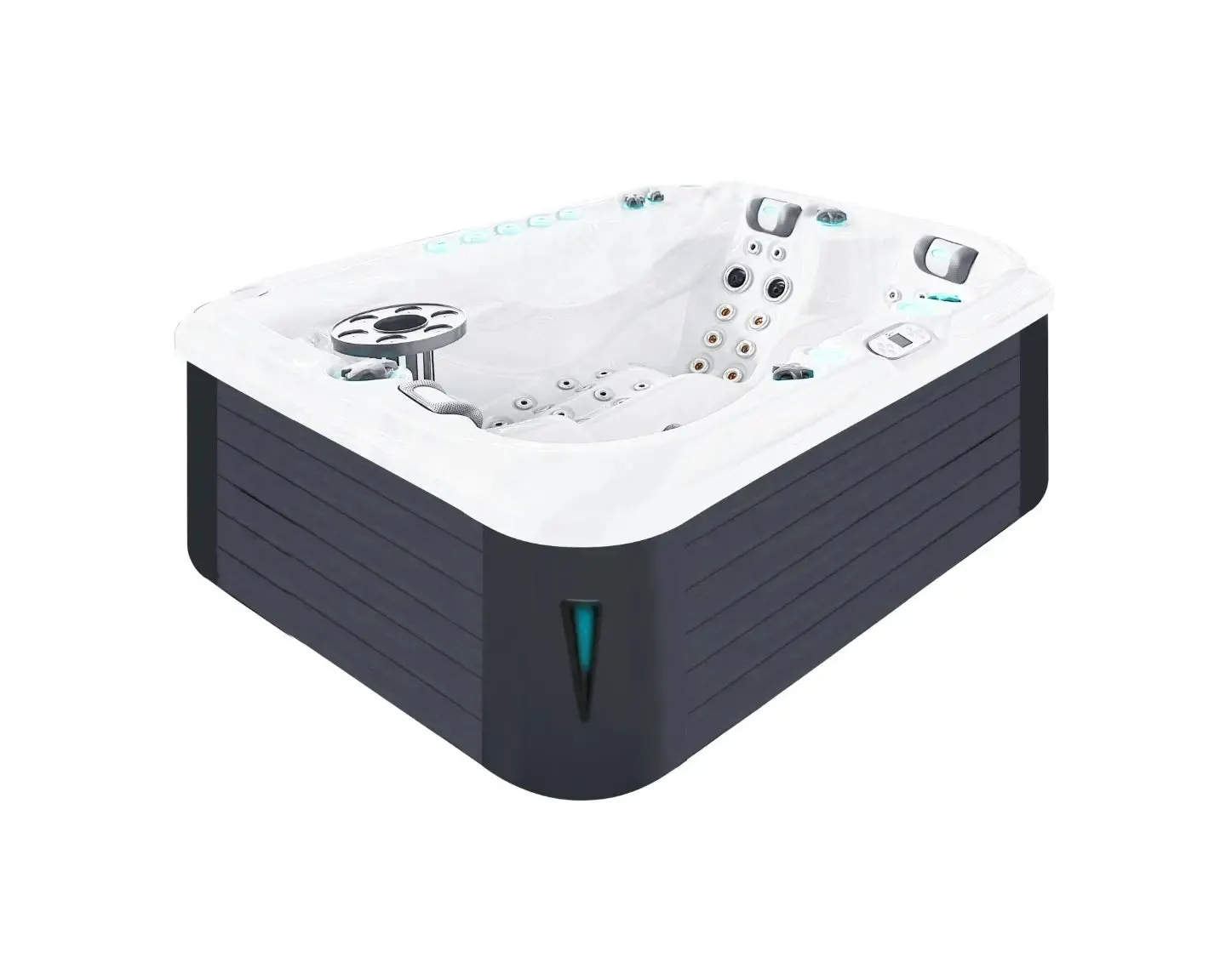 Sensation Spa | Sterling White with DARK GREY