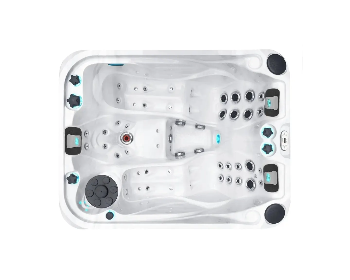 Soulmate Spa | Sterling White with DARK GREY