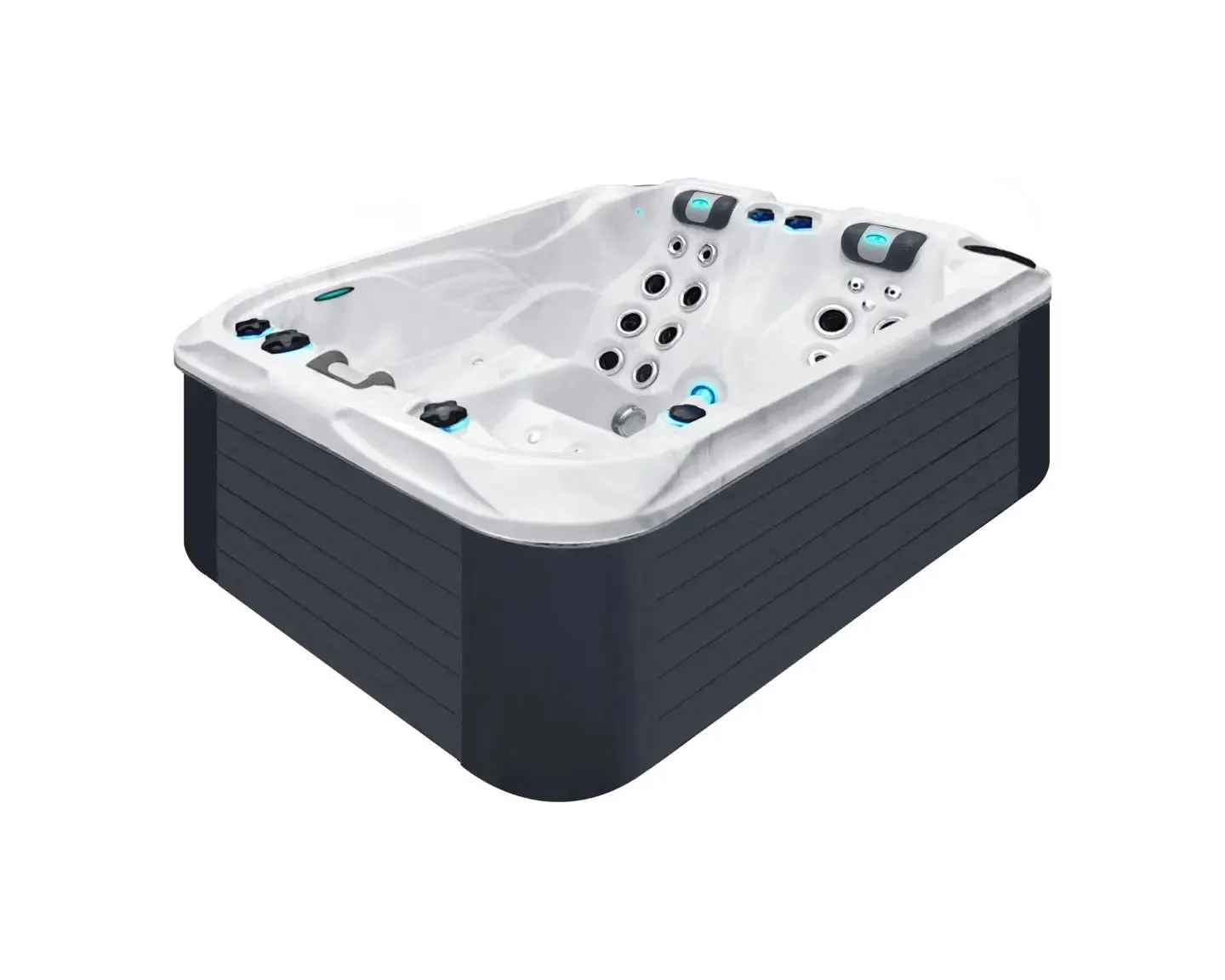 Soulmate Spa | Sterling White with DARK GREY