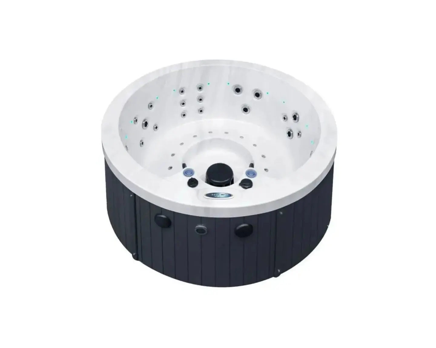 Hope Spa | Sterling White with Grey
