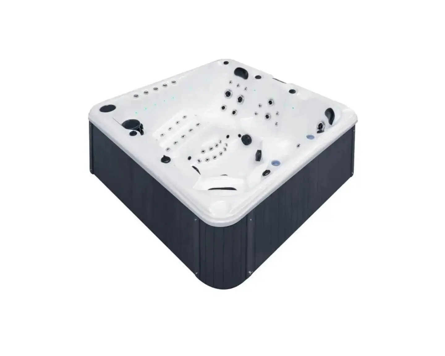 Wonder Spa | Sterling White with Grey