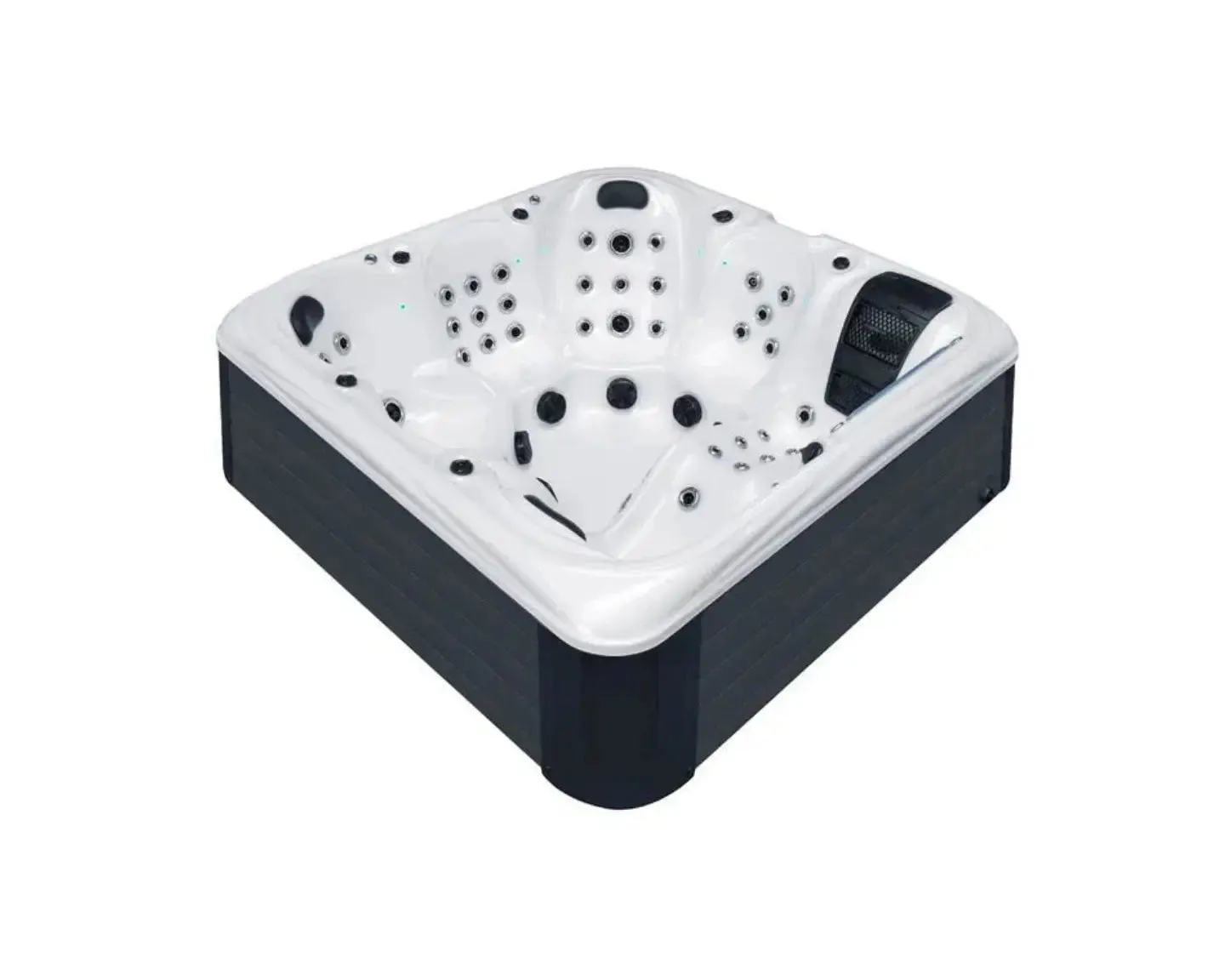 Miracle Spa | Sterling White with Grey