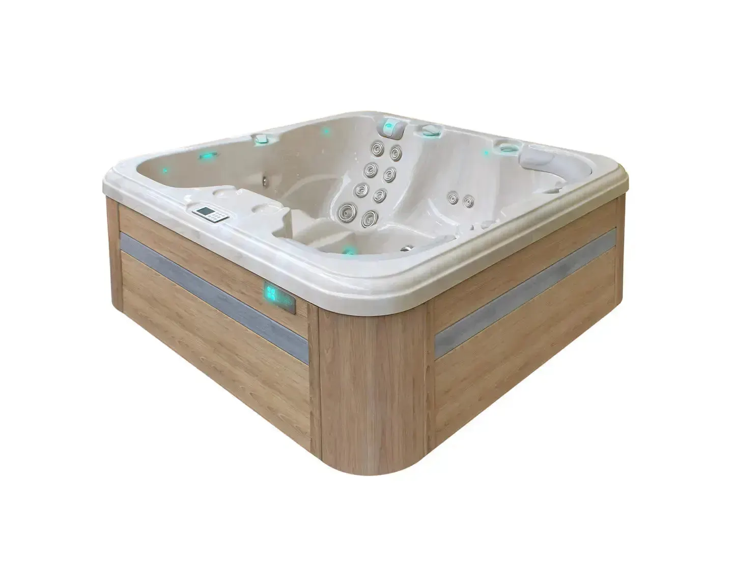 Refresh Spa | Sterling White with DARK GREY