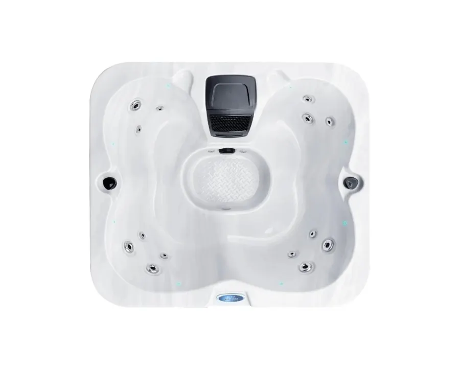 Spark Spa | Pure White with DARK GREY