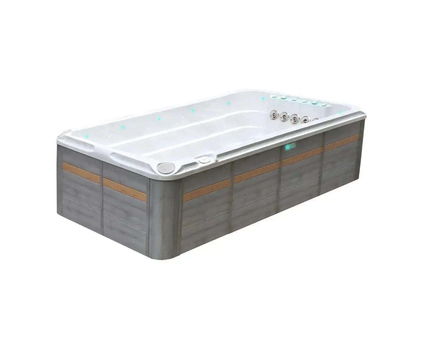 Activity 2 Swimspa | Sterling White with DARK GREY