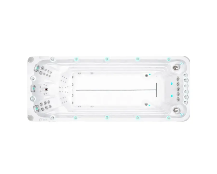 Activity 2 Swimspa | Sterling White with DARK GREY