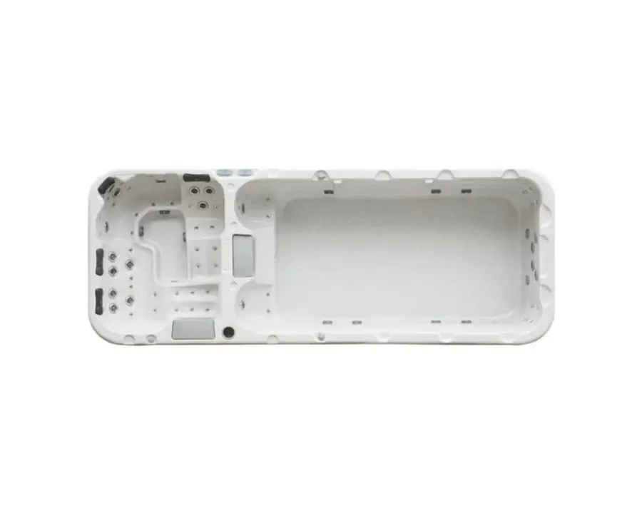 Aquatic 3 Deep Swimspa | Sterling White with DARK GREY