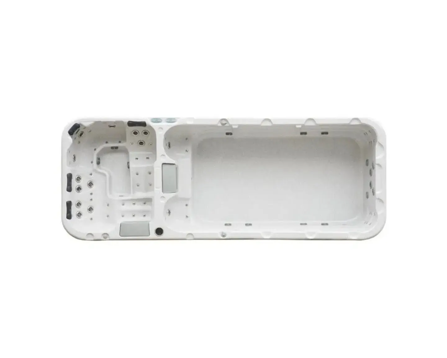 Aquatic 3 Deep Swimspa | Sterling White with DARK GREY