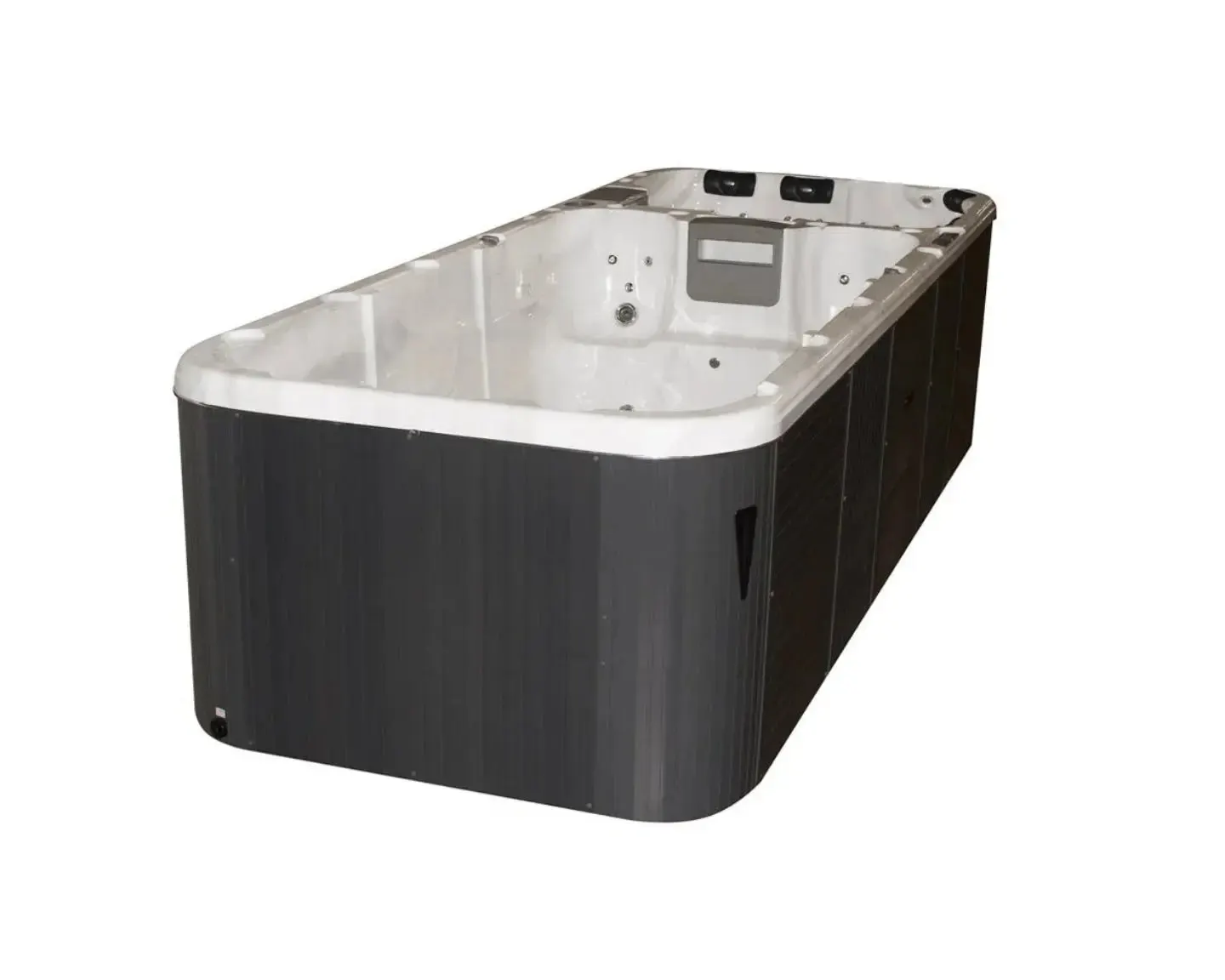 Aquatic 3 Deep Swimspa | Sterling White with DARK GREY