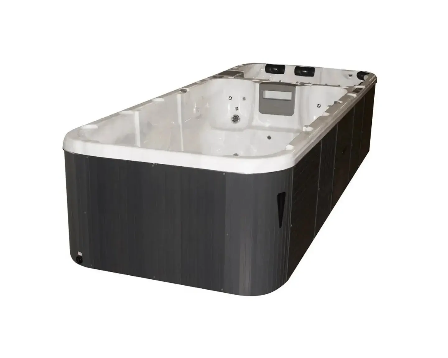 Aquatic 3 Swimspa | Sterling White with DARK GREY