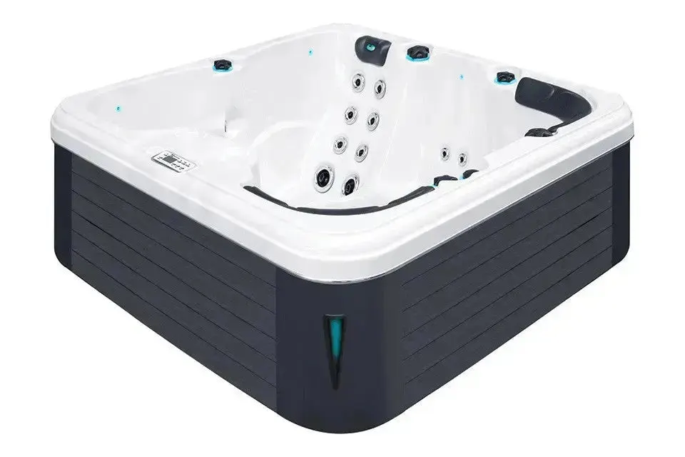 Refresh Spa | Sterling White with DARK GREY