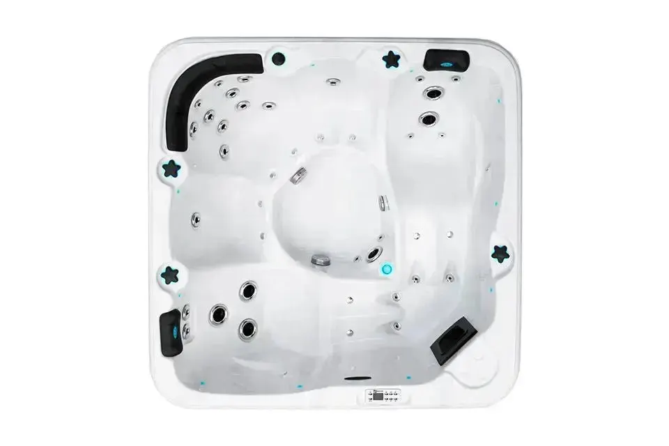 Relax Spa | Sterling White with DARK GREY