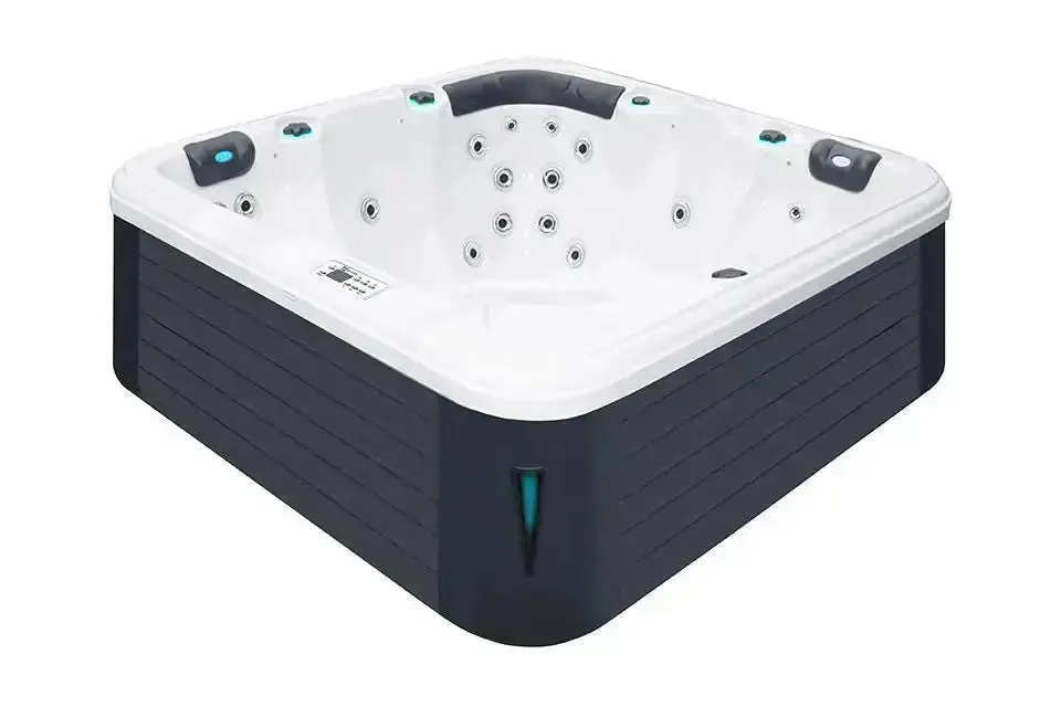 Relax Spa | Sterling White with DARK GREY