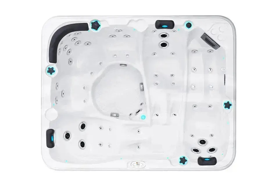 Repose Spa | Sterling White with DARK GREY