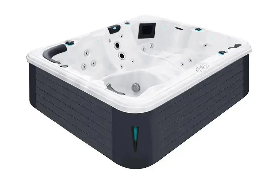 Repose Spa | Sterling White with DARK GREY