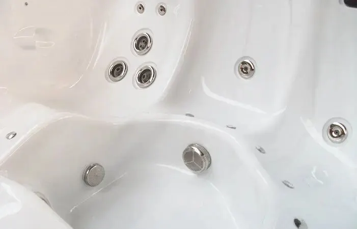 Spirit Swimspa | Sterling White with DARK GREY